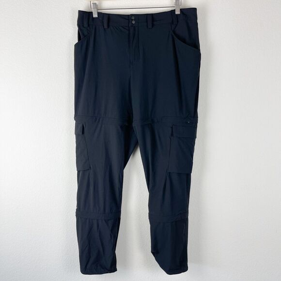 Duluth Alaskan Hardgear 3 in 1 Pants Womens 16 Black Zip Off Convertible Hiking - Picture 1 of 16